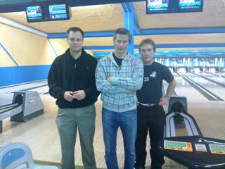 Liiton syyskisan voittajakolmikko